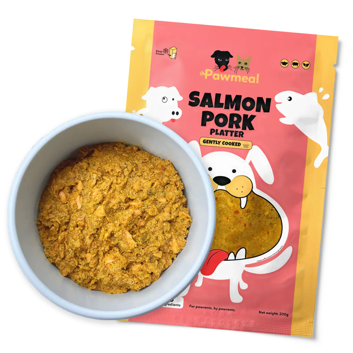 Pawmeal Salmon Pork Platter for Picky Dogs