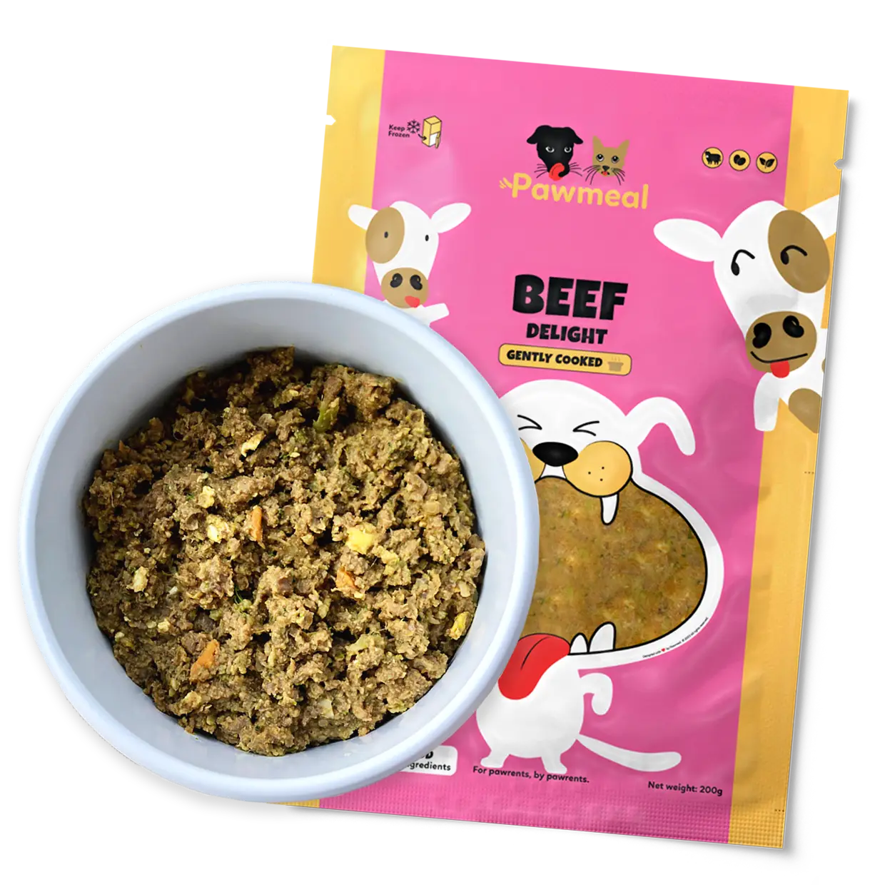 Pawmeal Beef Delight Fresh Dog Food for Picky Dogs
