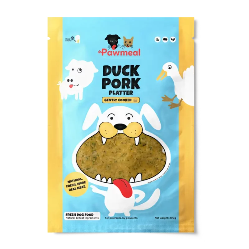 Pawmeal Duck Pork Platter front