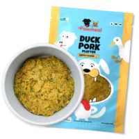 Pawmeal Duck Pork Platter dog food cooked with fresh ingredients